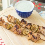 Grilled Honey Lime Chicken Skewers