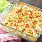 Cheesy Ranch Loaded Potato Casserole {Giveaway} 