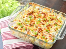 Cheesy Ranch Loaded Potato Casserole {Giveaway}