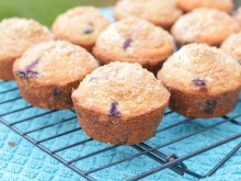 Bakery Style Blueberry Muffins