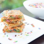 Funfetti Cake Batter Blondies From Scratch