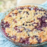 Peach Blueberry Crumble