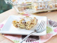 Cinnamon Roll French Toast Bake