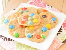 Soft & Chewy M&M Cookies