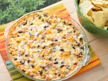 Hot Black Bean & Corn Dip