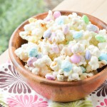 Cake Batter M&M Popcorn