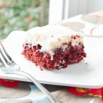 Red Velvet Poke Cake