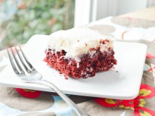 Red Velvet Poke Cake