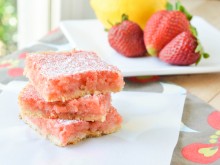 Strawberry Lemonade Bars