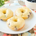 Baked Blueberry Cake Donuts