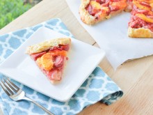 Strawberry Peach Tart