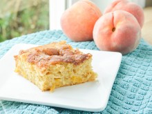 Fresh Peach Cake