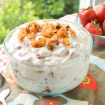 Strawberry Fluff Pretzel Salad