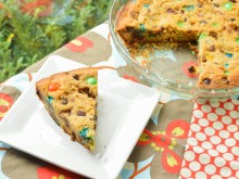 Chocolate Chip Candy Cookie Cake