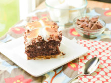 S’mores Poke Cake