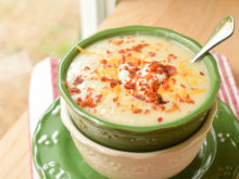 Slow Cooker Loaded Potato Soup