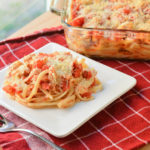 Chicken Parmesan Pasta Bake