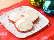 Red Velvet Sugar Cookies