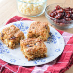 White Chocolate Cranberry Oatmeal Bars