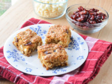 White Chocolate Cranberry Oatmeal Bars