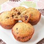 Sour Cream Chocolate Chip Banana Bread Muffins