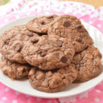 Double Chocolate Fudge Cookies