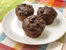 Double Chocolate Pumpkin Muffins