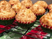 Eggnog Crumb Cake Muffins